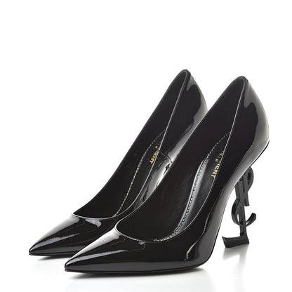 Saint Laurent Patent Opyum 110 Pumps 37.5 Black 3 of 8