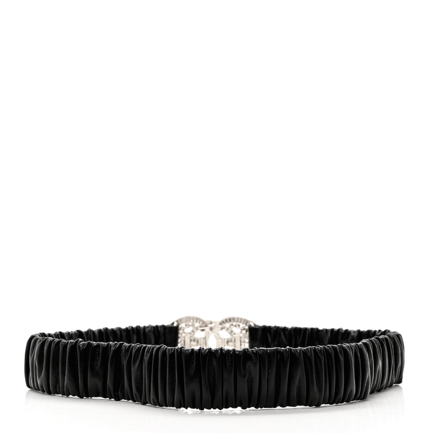Lambskin Crystal CC Belt 75 30 Black