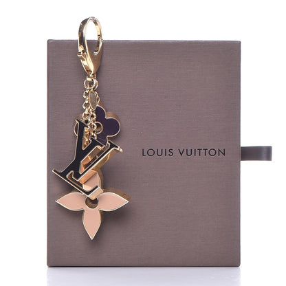 Louis Vuitton Fleur De Monogram Bag Charm Dore 5 of 5