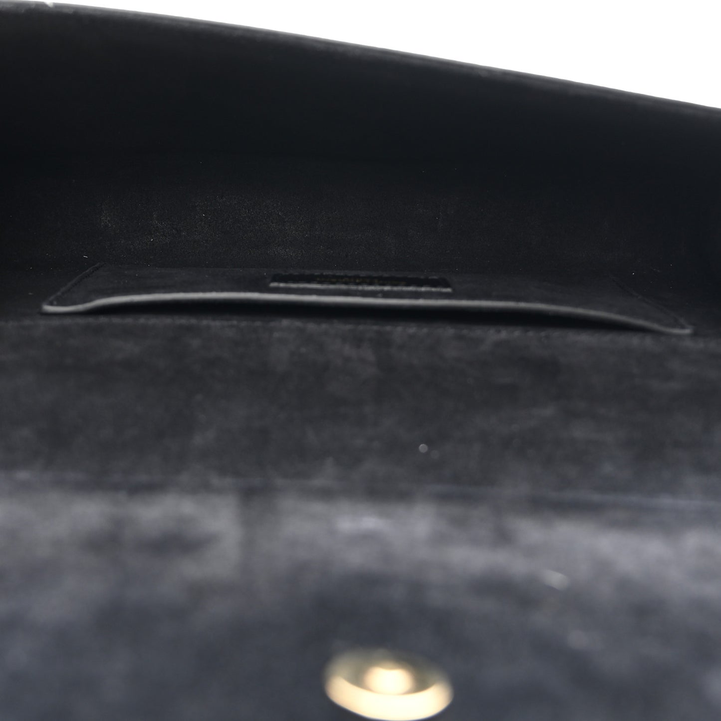 Metallic Textured Calfskin Classic Monogram Cassandre Clutch Pale Gold