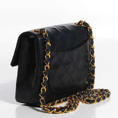 Chanel Lambskin Quilted Mini Square Flap Black 3 of 10