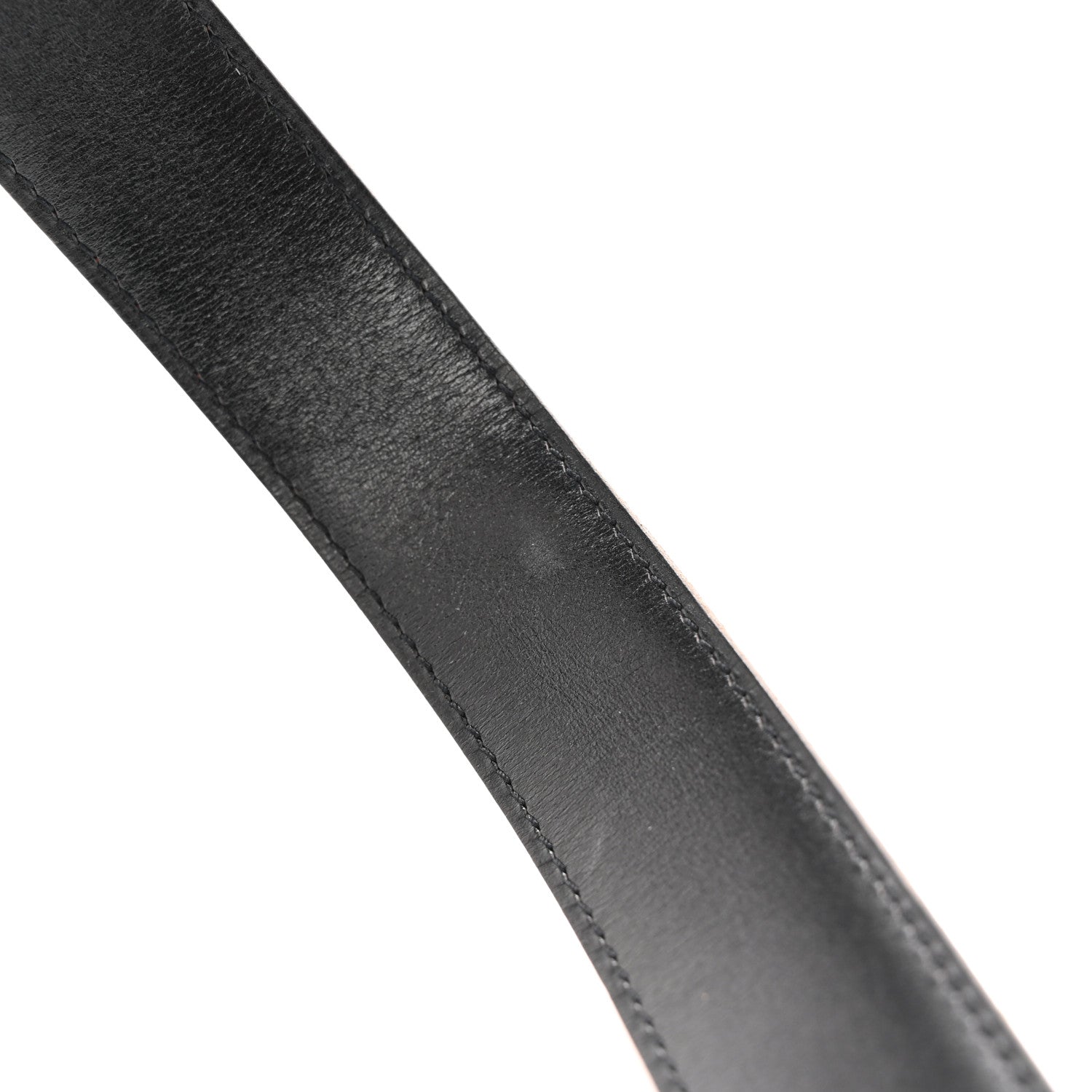 Hermes Box Togo 32mm Belt Strap 100 40 Black Orange 7 of 8