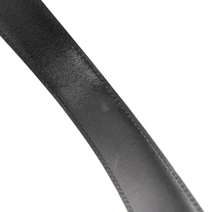 Hermes Box Togo 32mm Belt Strap 100 40 Black Orange 7 of 8
