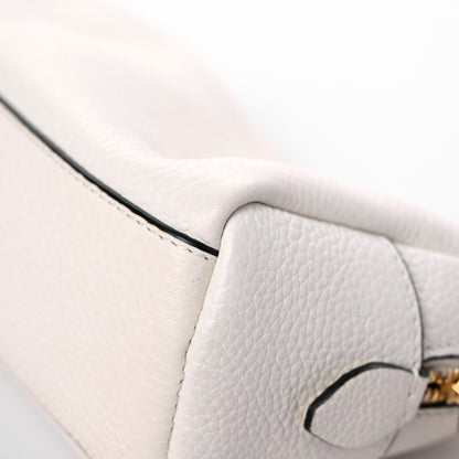 Prada Vitello Daino Cosmetic Pouch White 10 of 15
