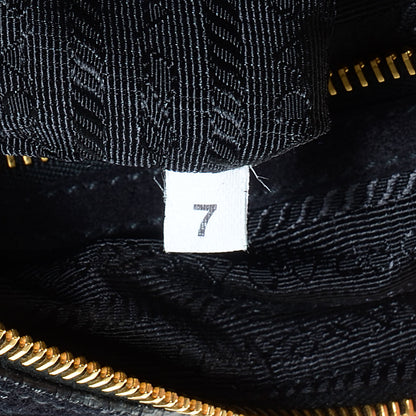 Prada Scamosciato Suede Hobo Nero Black 7 of 10