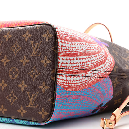 Louis Vuitton LV X YK Monogram Kusama Pumpkin Neverfull MM 9 of 10