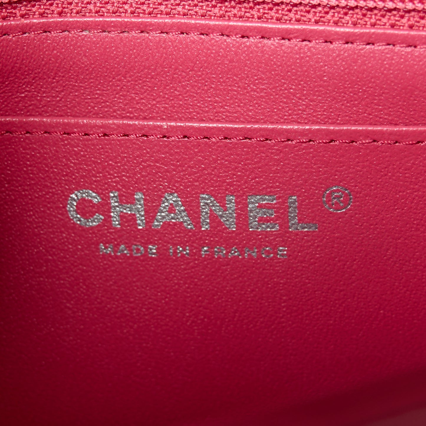 Lambskin Quilted Mini Square Flap Pink