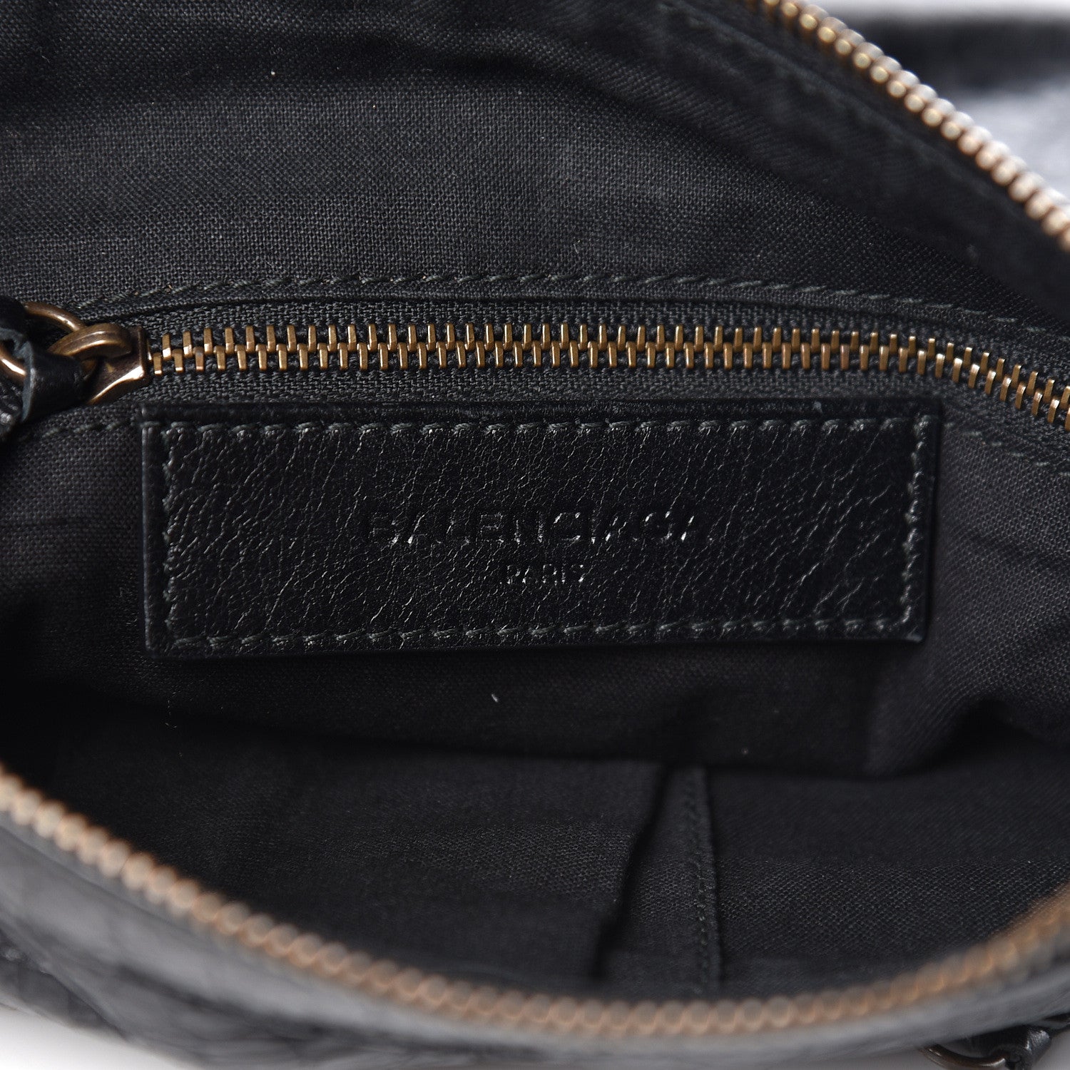 Balenciaga Agneau Classic Hardware Flat Crossbody Black 6 of 10