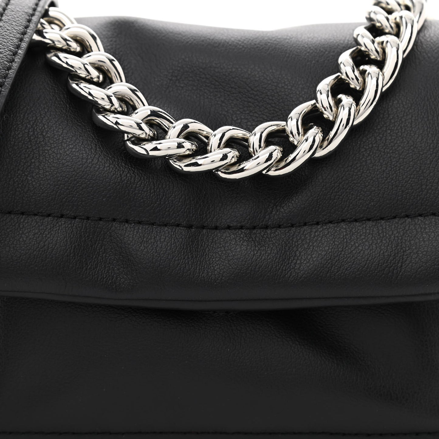 Calfskin The Pillow Bag Black