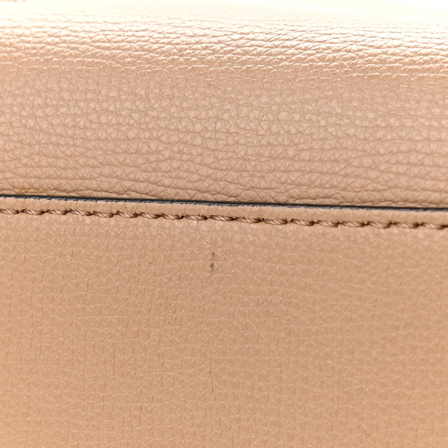Grainy Calfskin Haymarket Check Medium Reversible Tote Camel