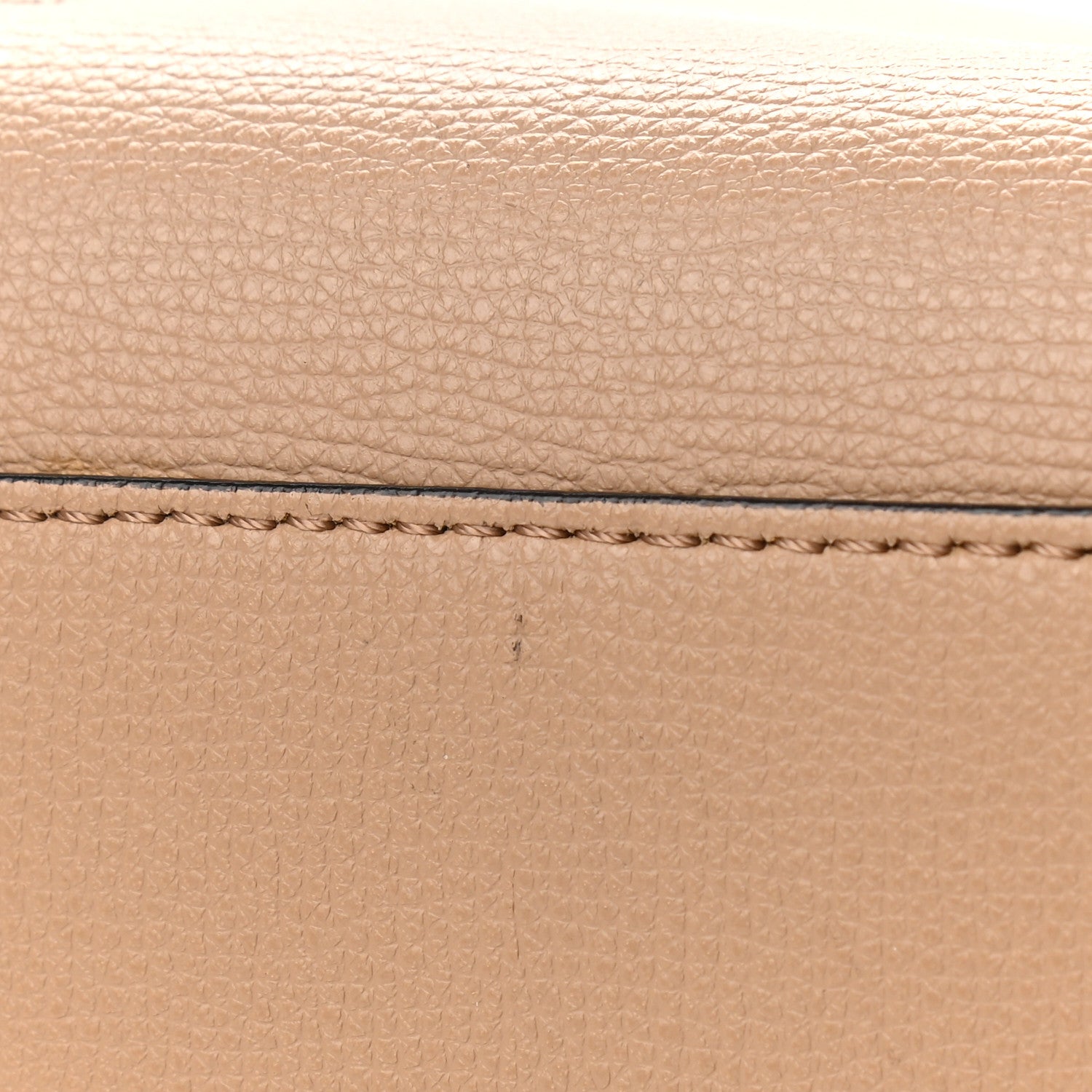 Burberry Grainy Calfskin Haymarket Check Medium Reversible Tote Camel 14 of 14