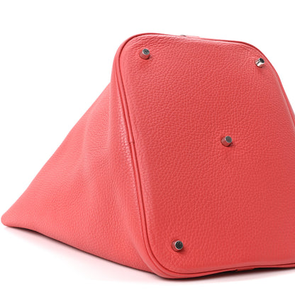 Hermes Taurillon Clemence Picotin Lock 26 GM Sanguine 9 of 10