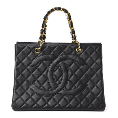 Chanel Caviar Quilted Grand Timeless Tote GTT Black 1 of 11