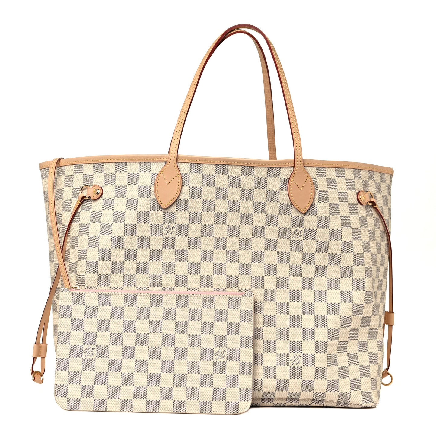 Damier Azur Neo Neverfull GM Rose Ballerine