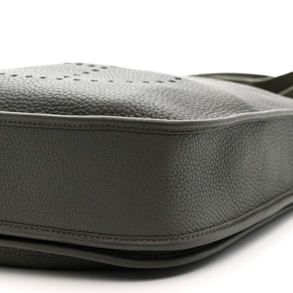Hermes Taurillon Clemence EVELYNE III Vert De Gris 10 of 10