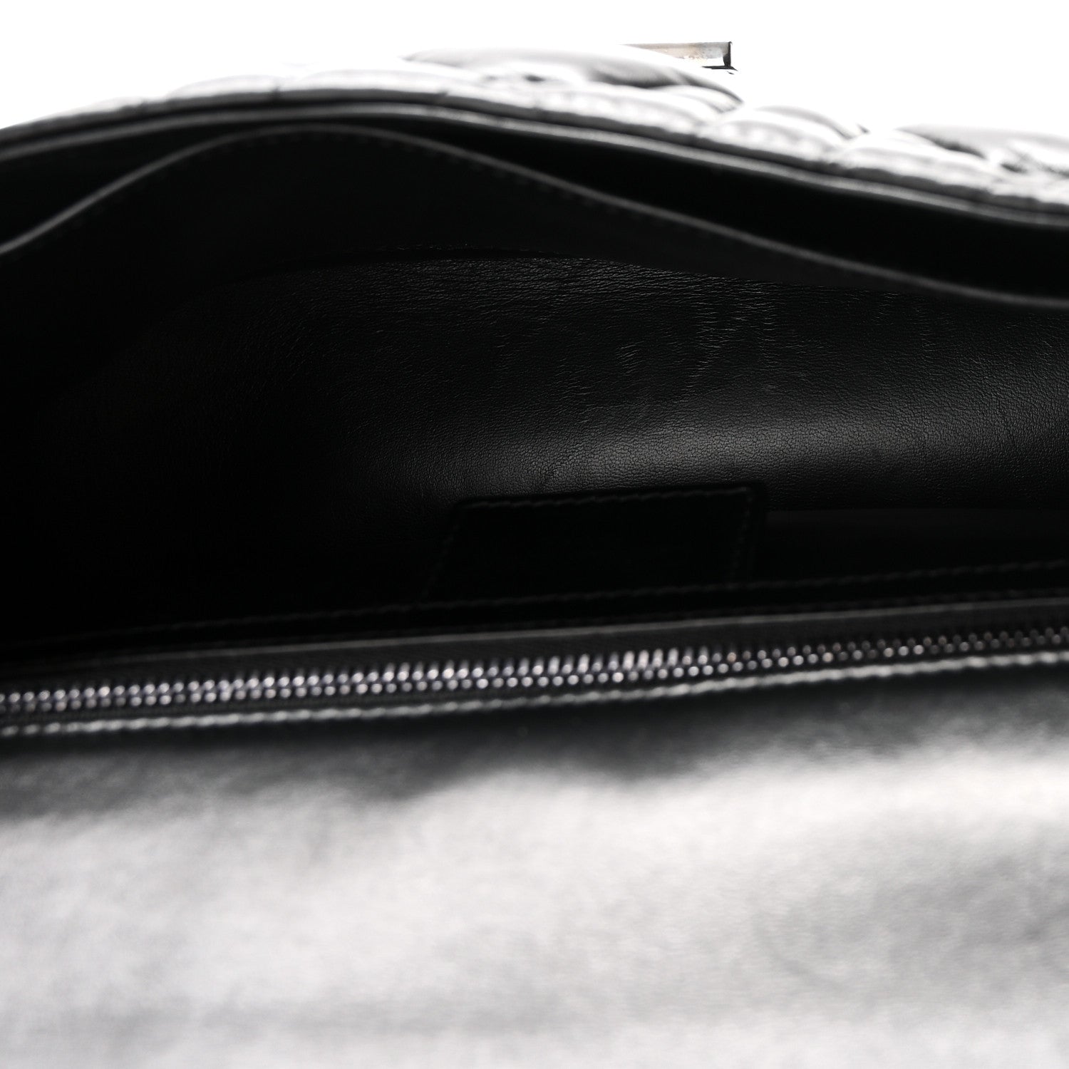 Christian Dior Calfskin Macrocannage Large Caro Bag Black 5 of 10