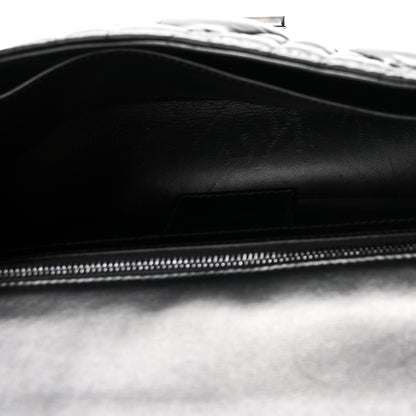 Christian Dior Calfskin Macrocannage Large Caro Bag Black 5 of 10