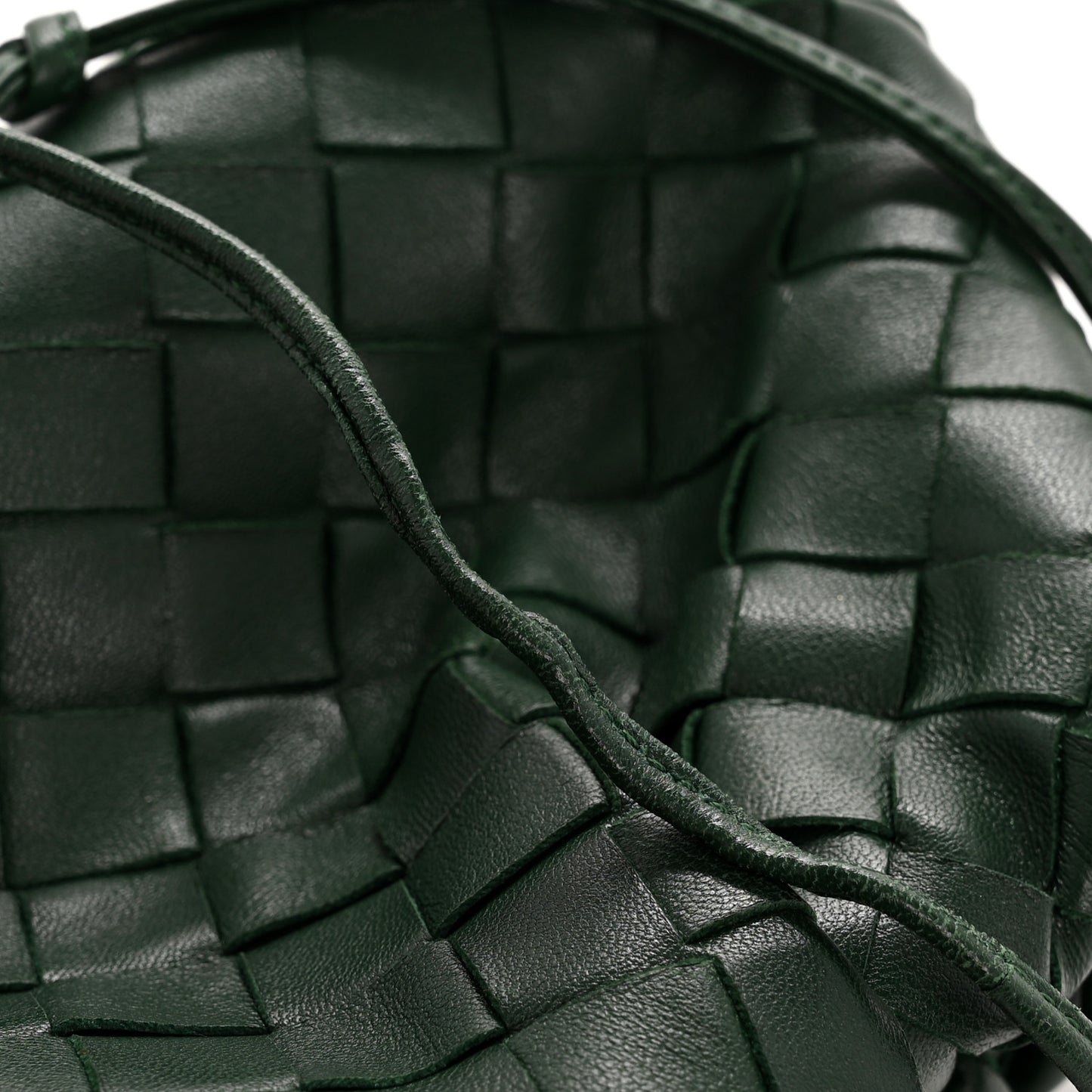 Nappa Intrecciato The Mini Pouch Raintree