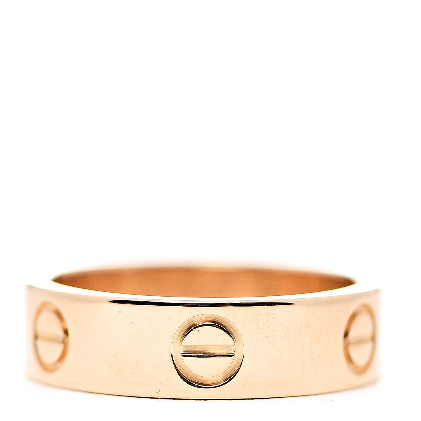 18K Yellow Gold 5.5mm LOVE Ring 55 7.25