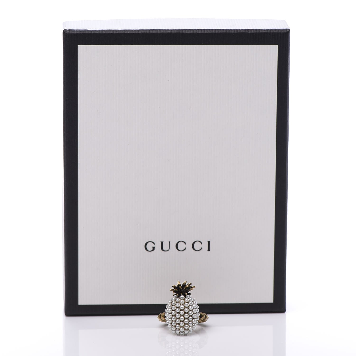 Gucci Pearl Pineapple Ring XS Cream 7 of 7