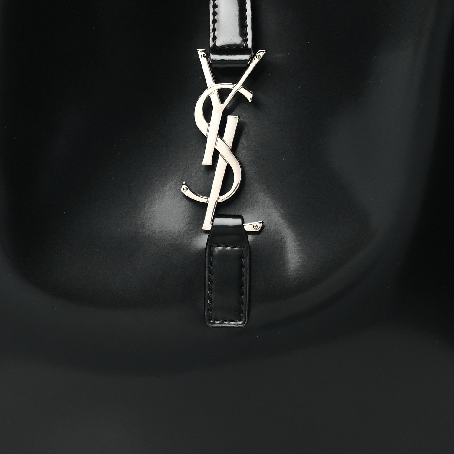 Saint Laurent Patent Small Le 5 A 7 Supple Hobo Black 8 of 10