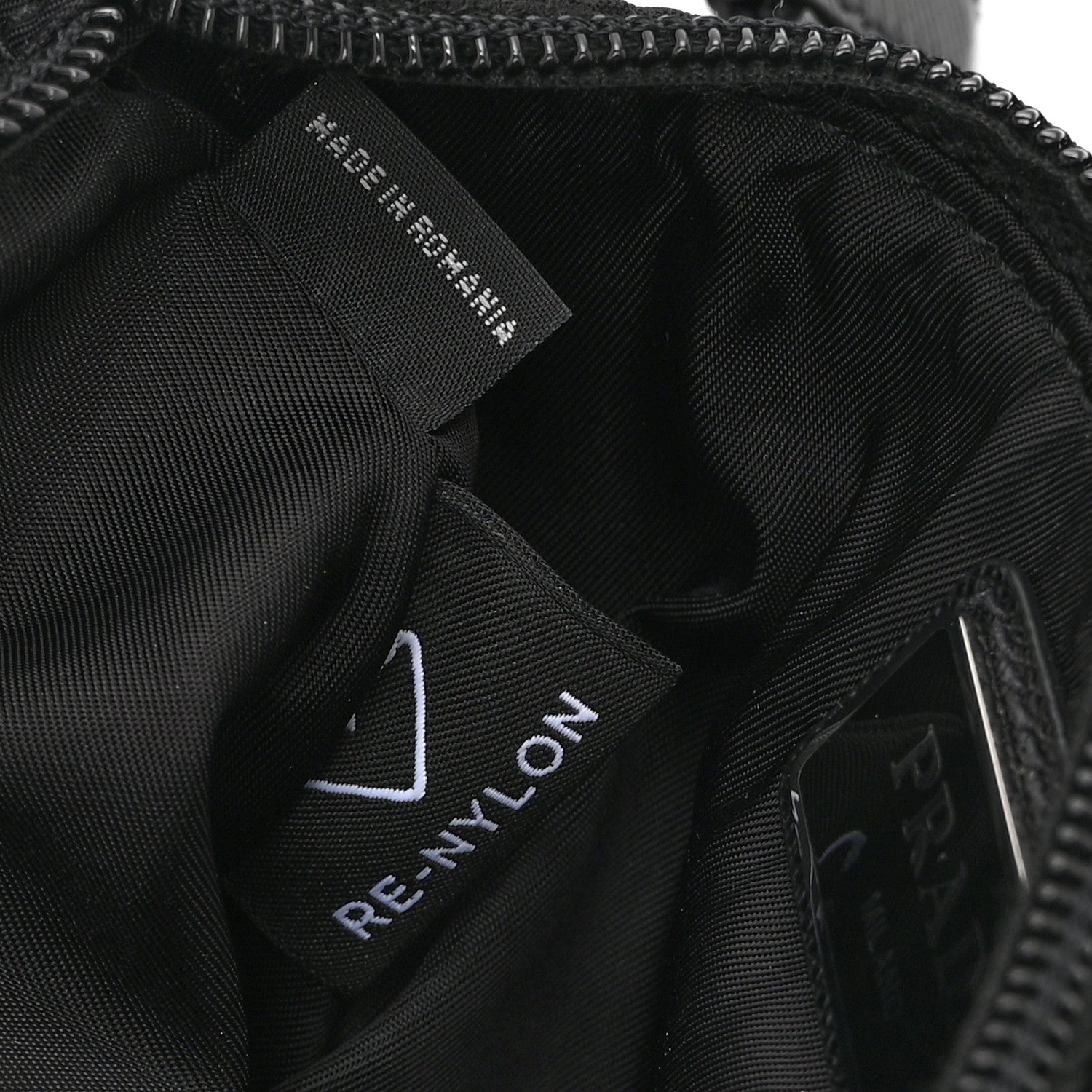 Prada Re-Nylon Saffiano Belt Bag Black 8 of 11