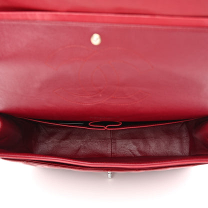 Chanel Patent Quilted Maxi Double Flap Red 5 of 13