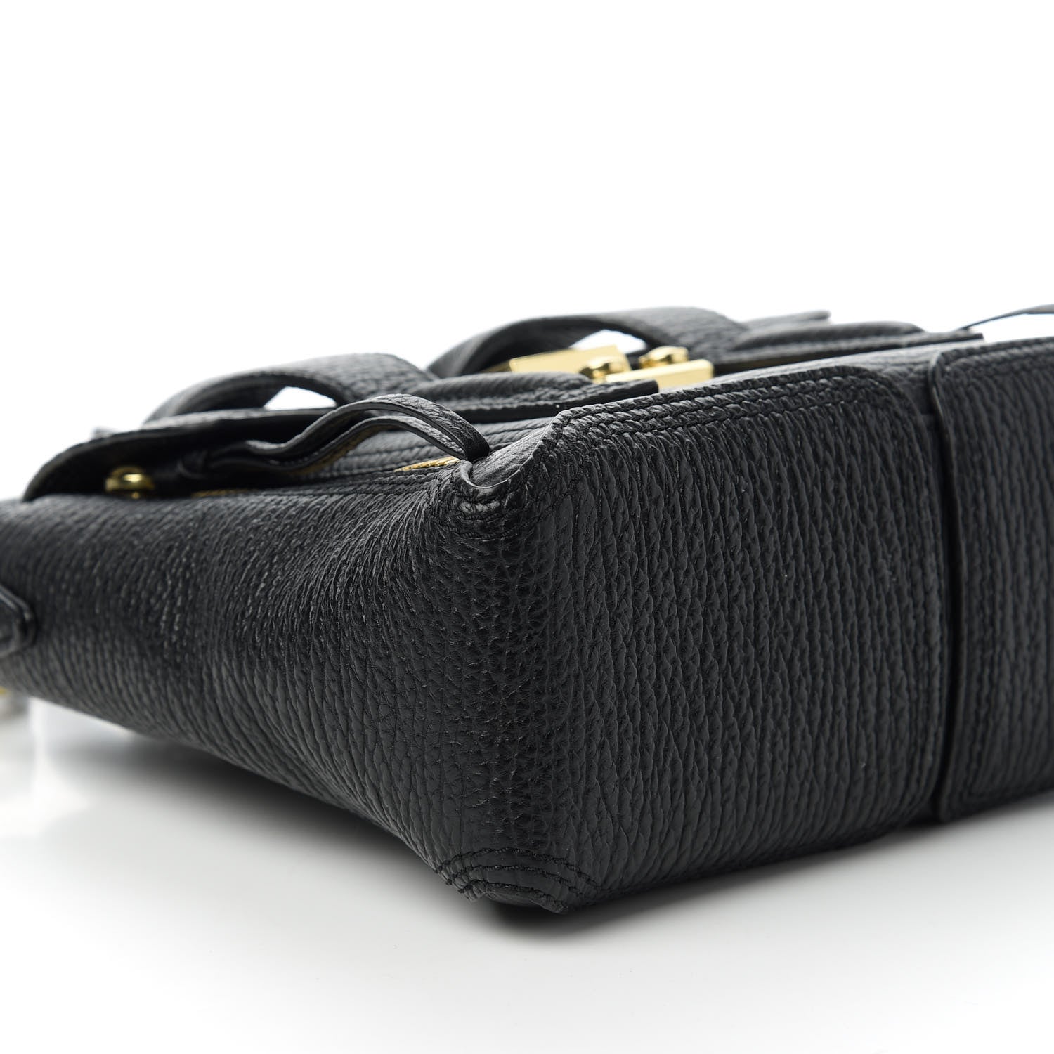 3.1 Phillip Lim Textured Calfskin Mini Pashli Satchel Black 6 of 10