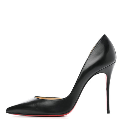 Christian Louboutin Shiny Nappa Iriza 100 Pumps 39 Black 1 of 8