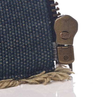 Chanel Denim Crystal CC Cuff 5 of 6