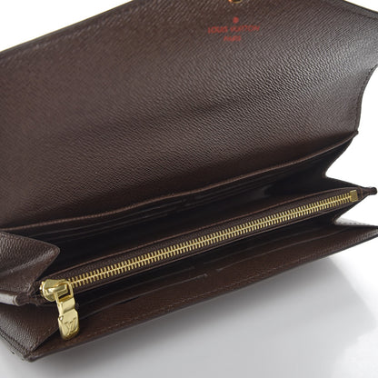 Louis Vuitton Damier Ebene Sarah Wallet NM 5 of 6