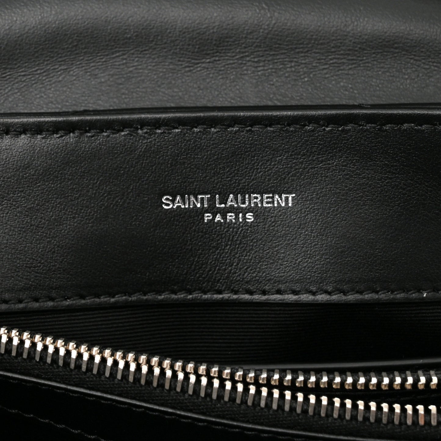 Calfskin Y Quilted Monogram Small Loulou Chain Satchel Black