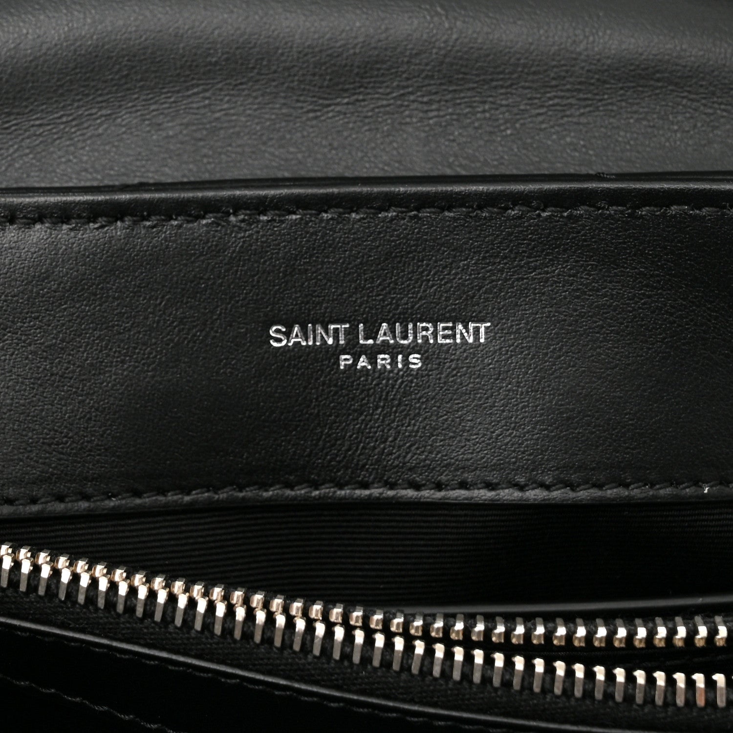 Saint Laurent Calfskin Y Quilted Monogram Small Loulou Chain Satchel Black 6 of 11
