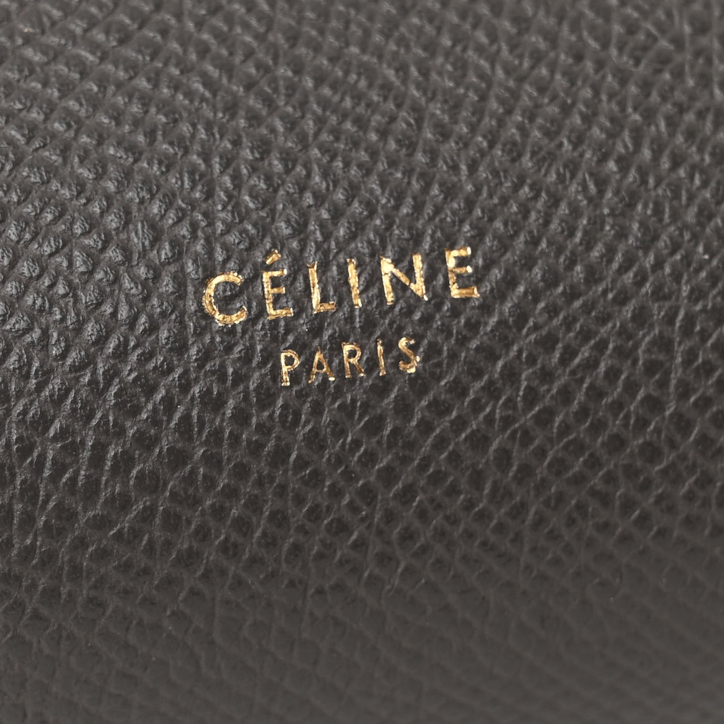 Grained Calfskin Nano Belt Bag Grey