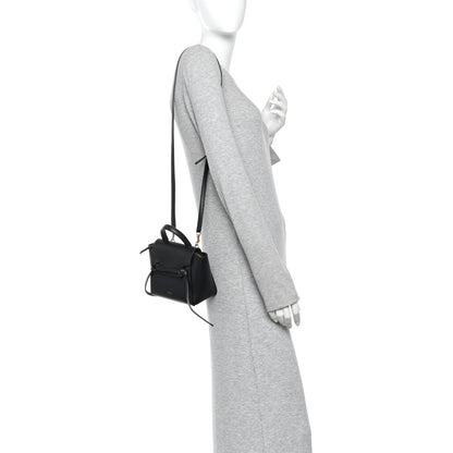 Celine Grained Calfskin Pico Belt Bag Black 2 of 10