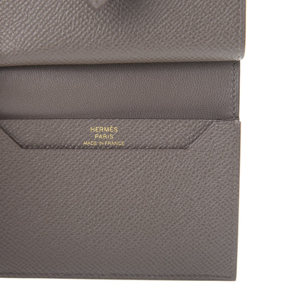 Hermes Epsom Mini Bearn Wallet Etain 6 of 8