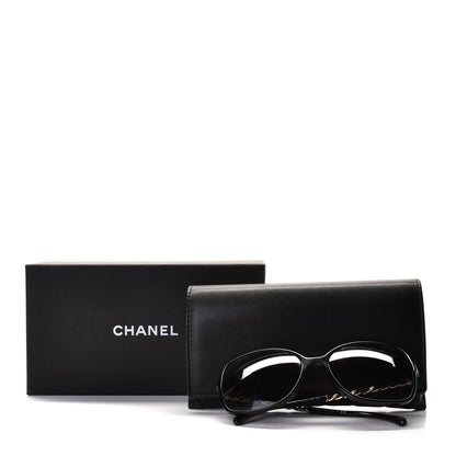 Chanel Lambskin Square Chain Sunglasses 5210-Q Black 7 of 7