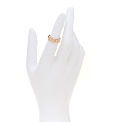 Hermes 18K Rose Gold Diamond PM Kelly Ring 48 4.5 2 of 4
