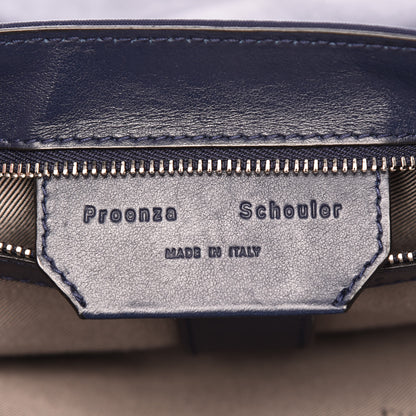 Proenza Schouler Nylon Calfskin Medium PS1 Satchel Indigo 9 of 10
