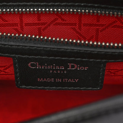 Christian Dior Lambskin Cannage Medium Lady Dior Black 5 of 8