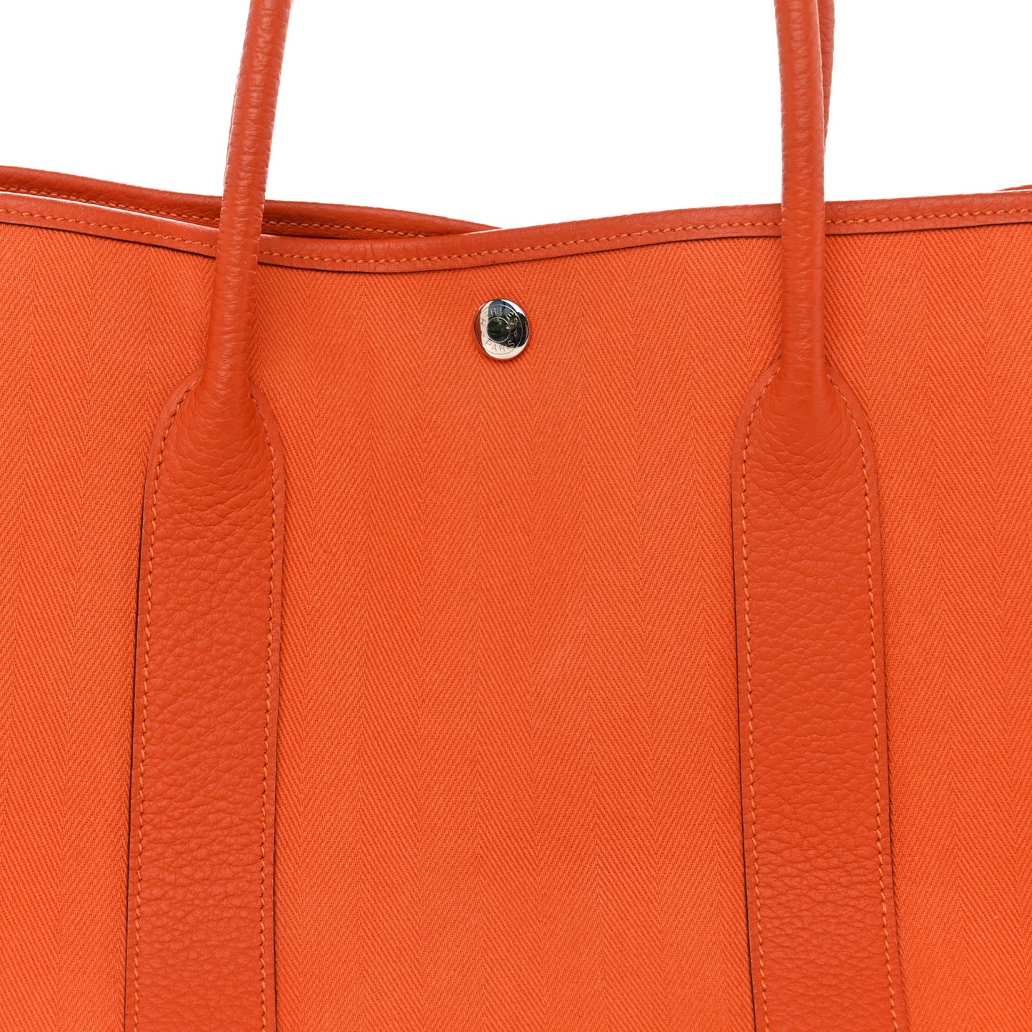 Toile Negonda Garden Party Tote 36 MM Orange