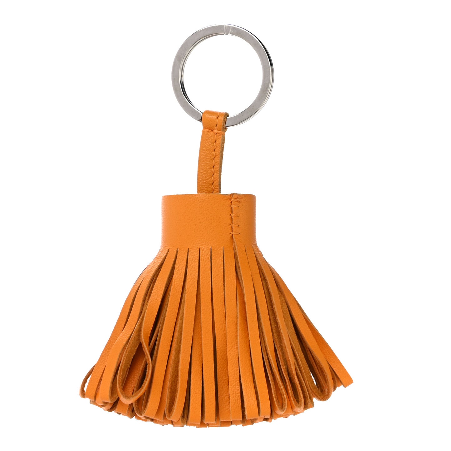 Lambskin Carmen Tassel Key Holder Jaune D'Or