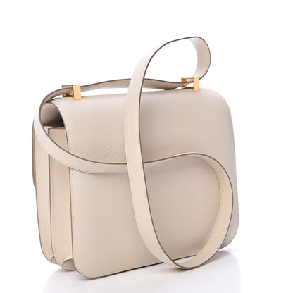Hermes Epsom Constance 24 Craie 2 of 12