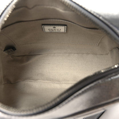 Gucci Metallic Sakai Be Green Calfskin Diagonal Stitched Small Blondie Shoulder Bag Silver 5 of 10