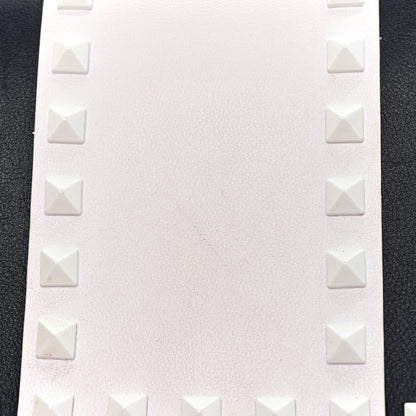 Valentino Garavani Vitello Colorblock Free Rockstud Wallet on Chain Marine Optic White 15 of 15