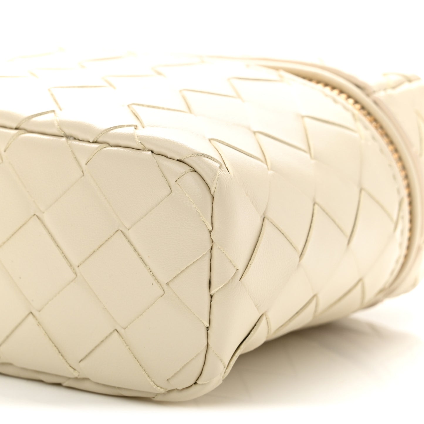 Calfskin Intrecciato Bang Bang Vanity Case Sea Salt