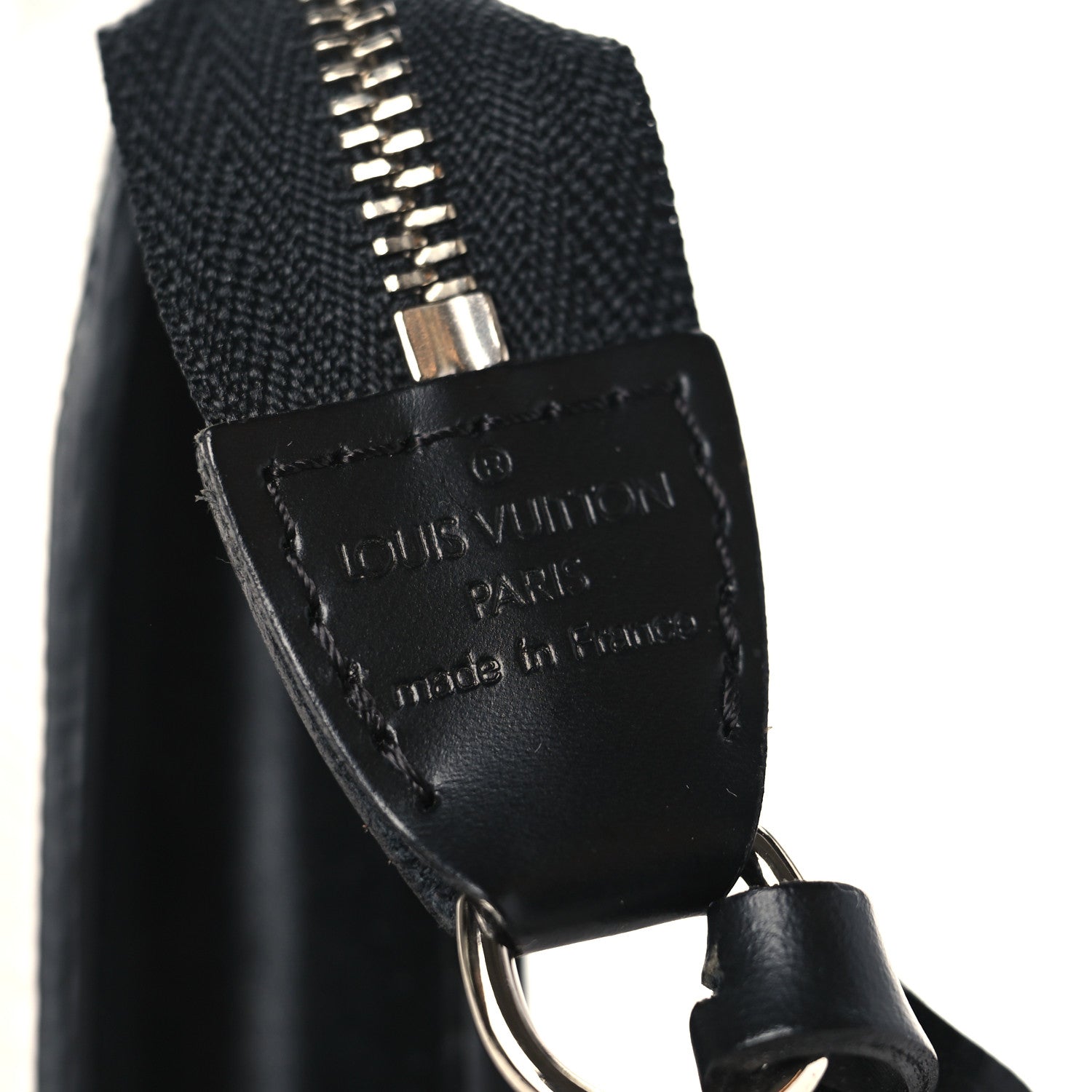 Louis Vuitton Epi Pochette Accessories 24 Black 6 of 8
