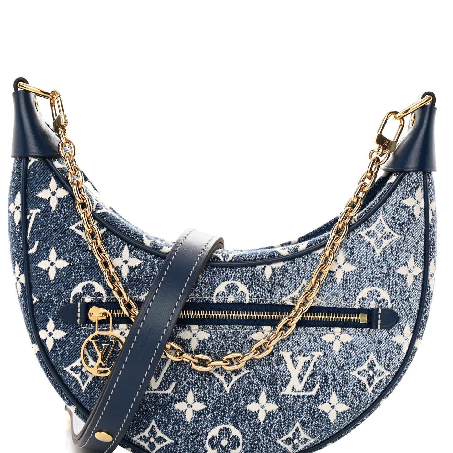 Monogram Jacquard Denim Loop Bleu