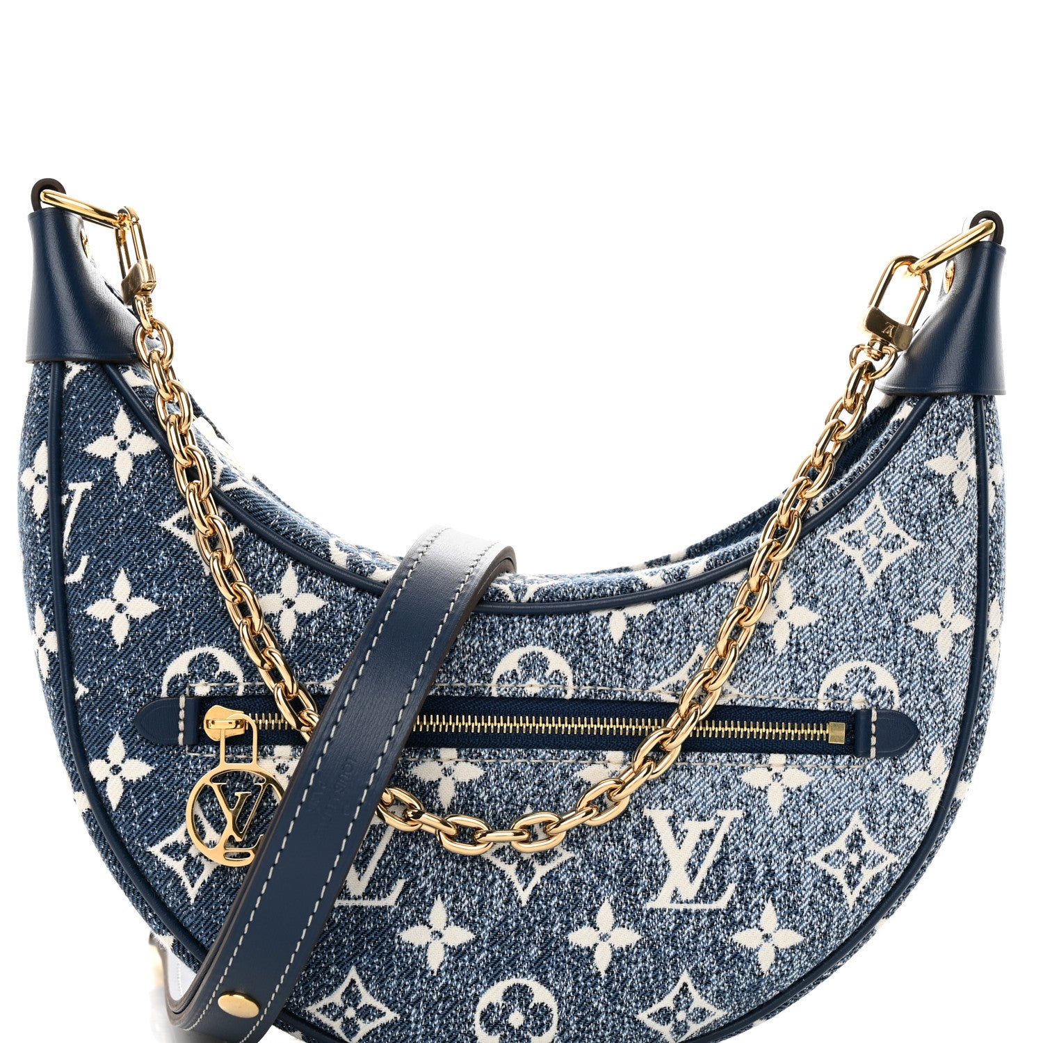 Louis Vuitton Monogram Jacquard Denim Loop Bleu 7 of 10