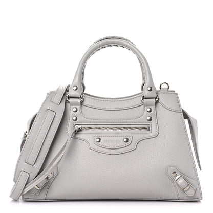 Balenciaga Grained Calfskin Neo Classic Silver Hardware S City Dove Grey 1 of 12